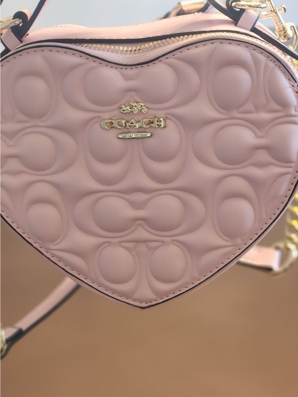Source Unknown Pink Heart-Shaped Crossbody Bag - Picture 5 of 5